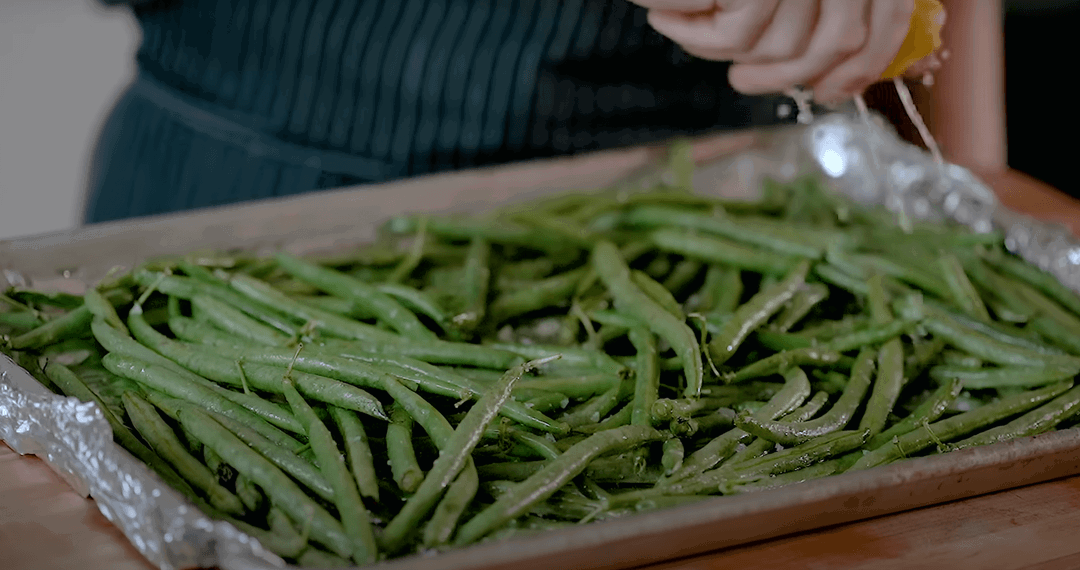 Quick & Easy Roasted Green Beans