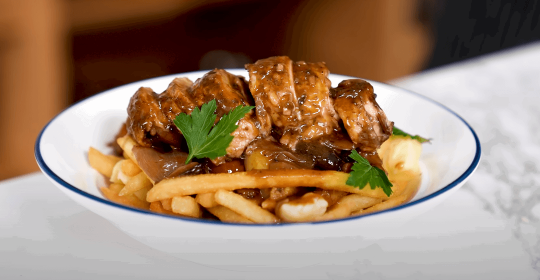 Joshua’s Recipe for Julia Child’s “Coq Au Vin Poutine”