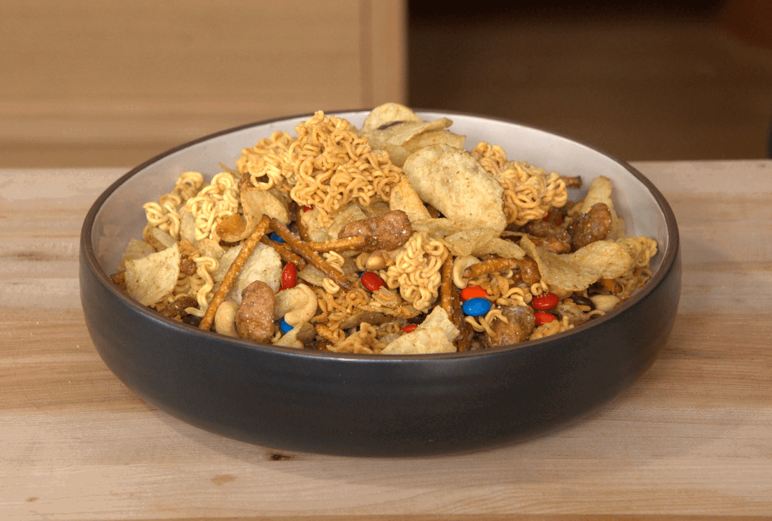 Sweet & Salty Instant Ramen Snack Mix