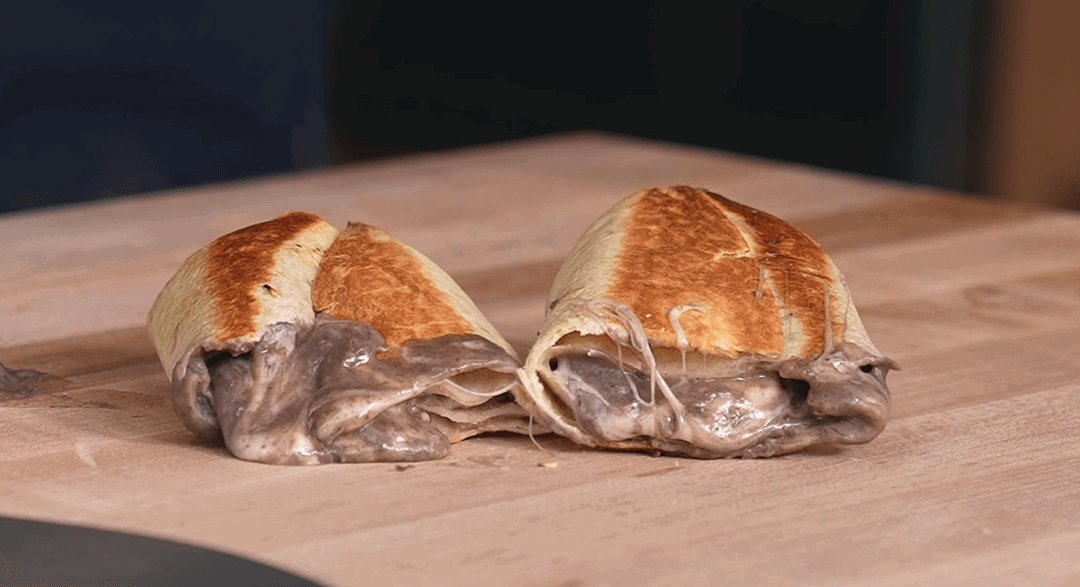 The Easiest Bean and Cheese Burrito (3 Ingredients)