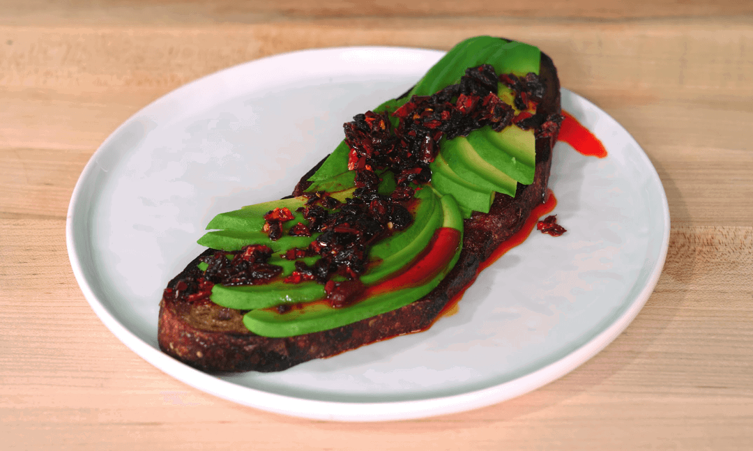 The Easiest Spicy Avocado Toast (3 Ingredients)