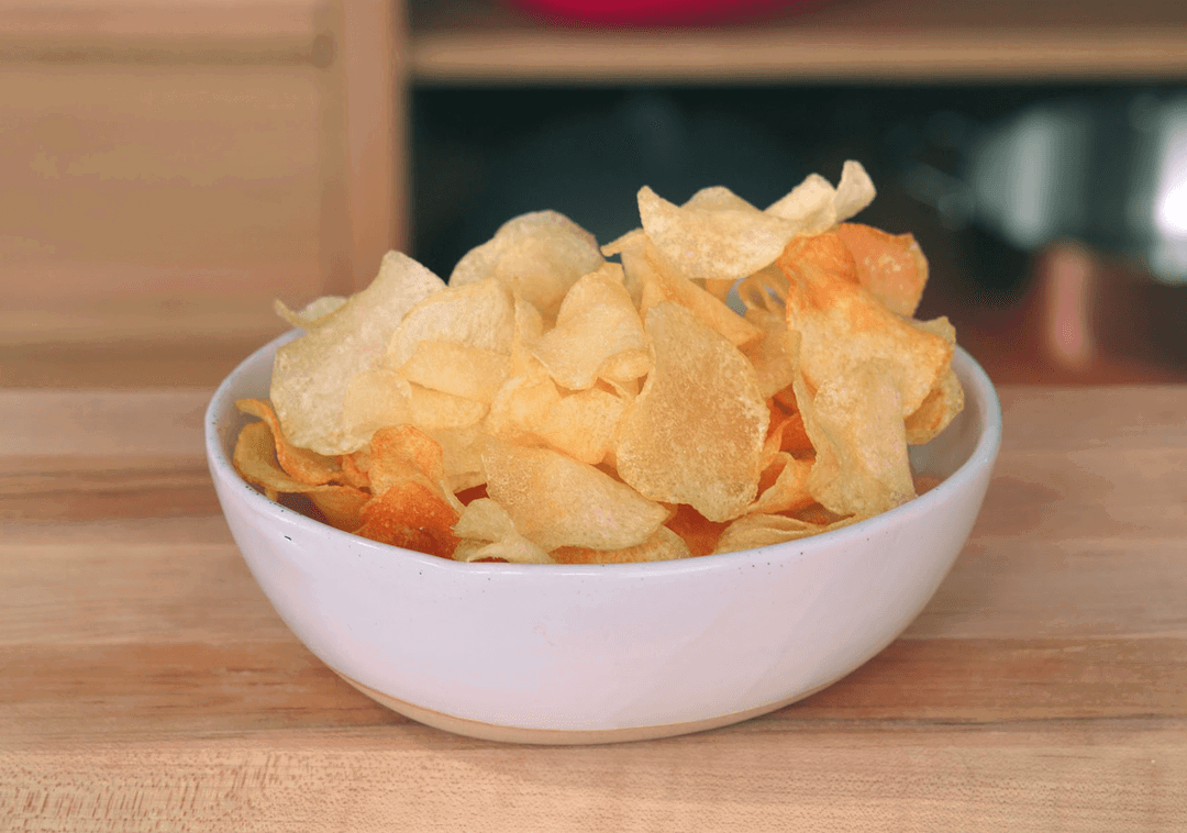 The Easiest Crispy Potato Chips (3 Ingredients)