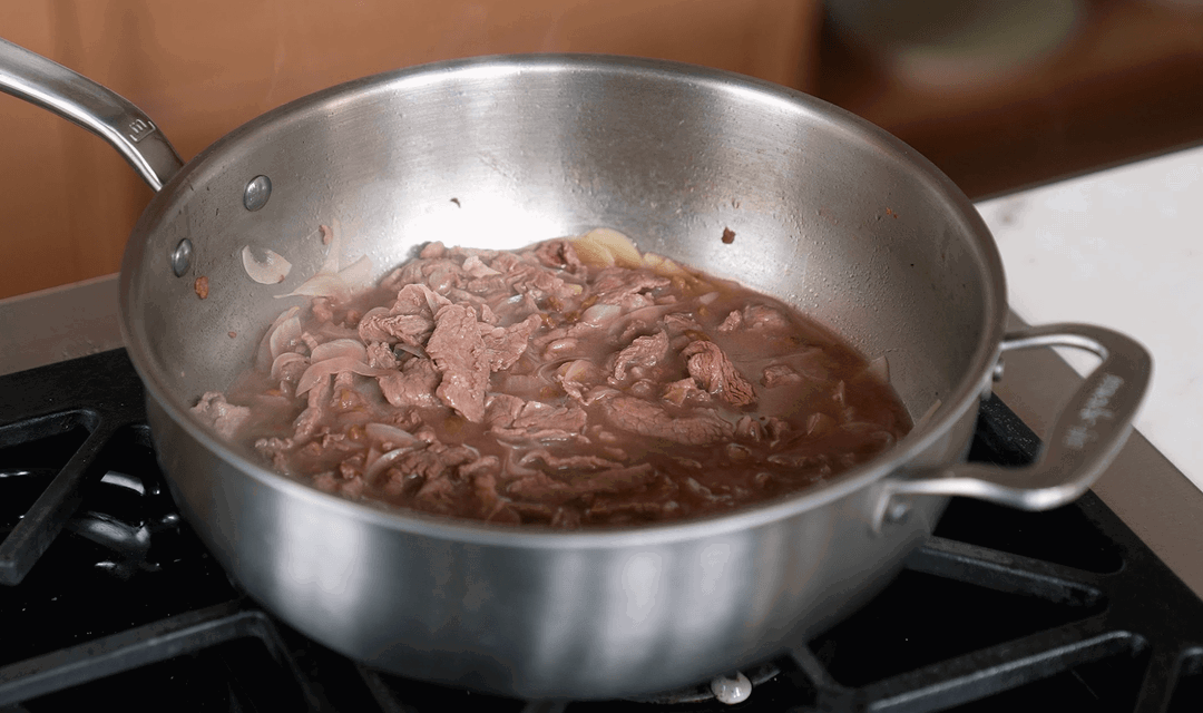 The Easiest Japanese Gyudon-Inspired Steak & Onions (3 Ingredients)