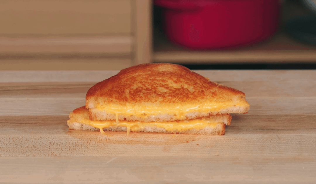The Easiest Grilled Cheese Sandwich (3 Ingredients)