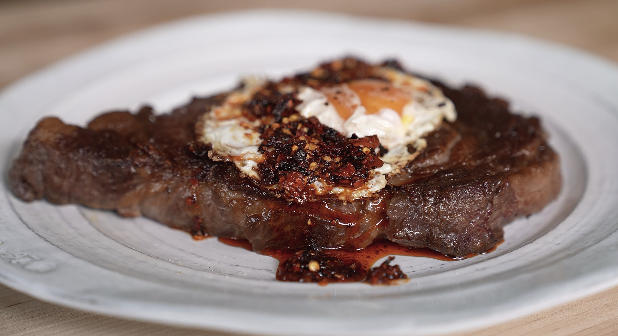 The Easiest Steak and Eggs (3 Ingredients)