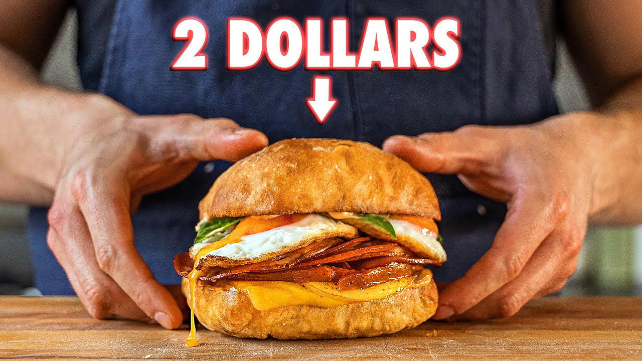 The 2 Dollar Gourmet Breakfast Sandwich | But Cheaper