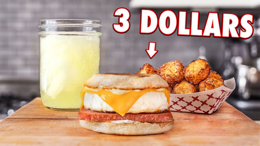 The 3 Dollar Breakfast Sandwich Meal | But Cheaper