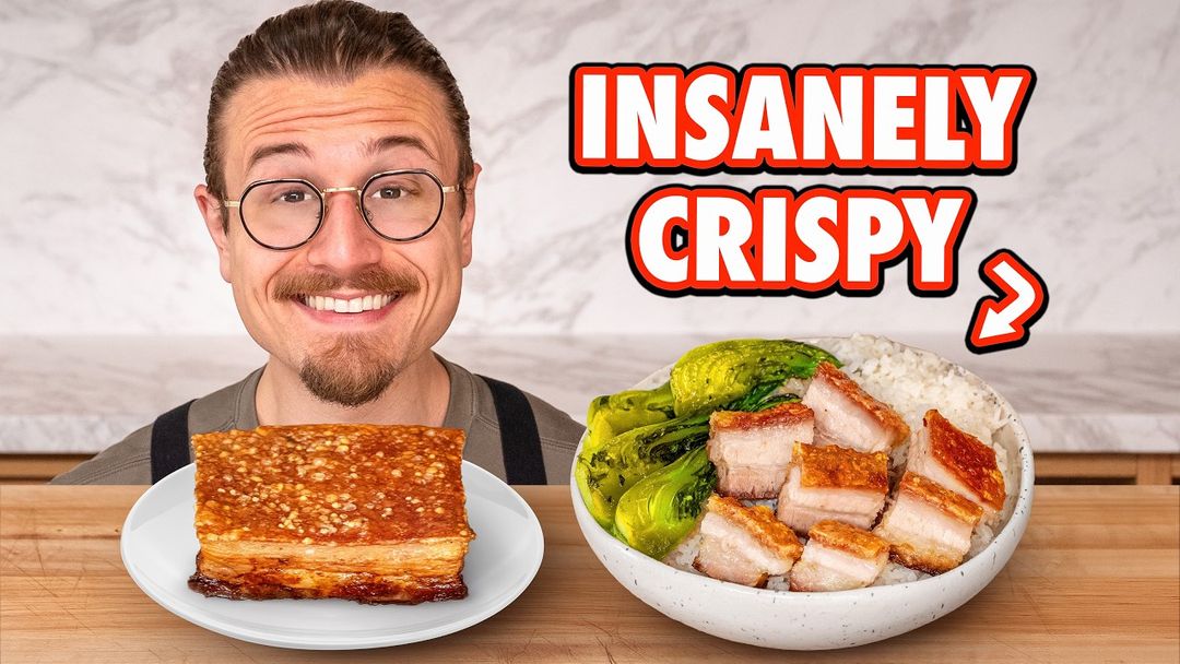 The Best Crispy Pork Belly At Home (Siu Yuk)