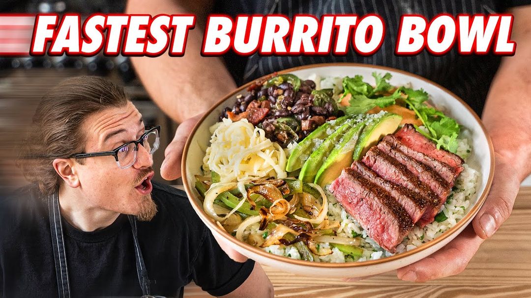 Making A Burrito Bowl Faster Than A Restaurant | But Faster