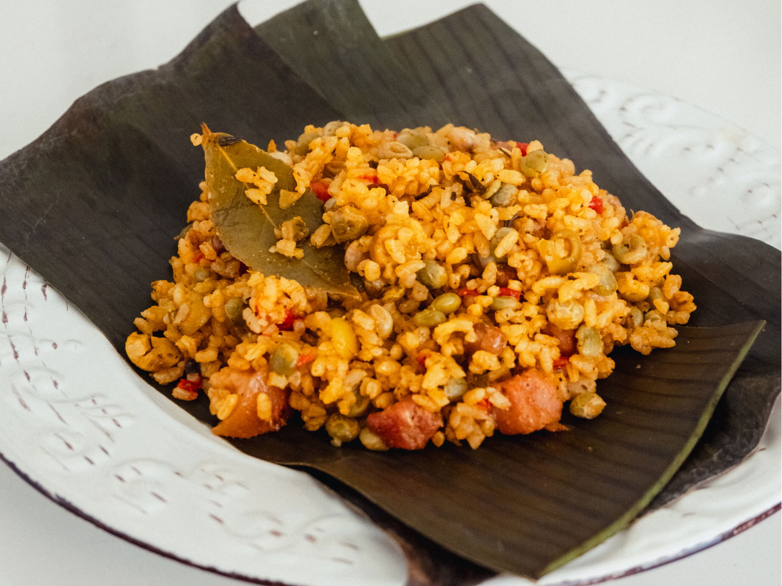 Arroz con Gandules: Rice with Pigeon Peas