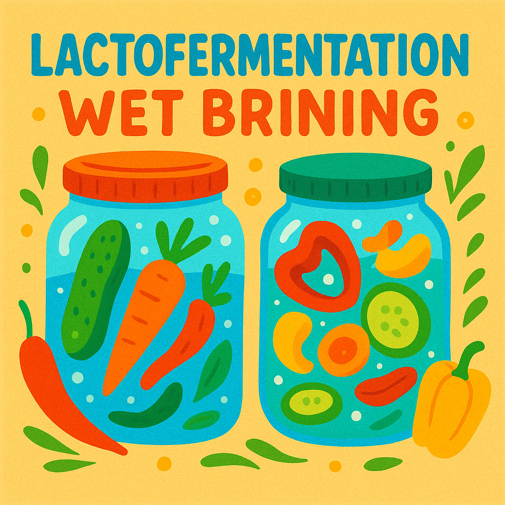 lactofermentation - wet brining 