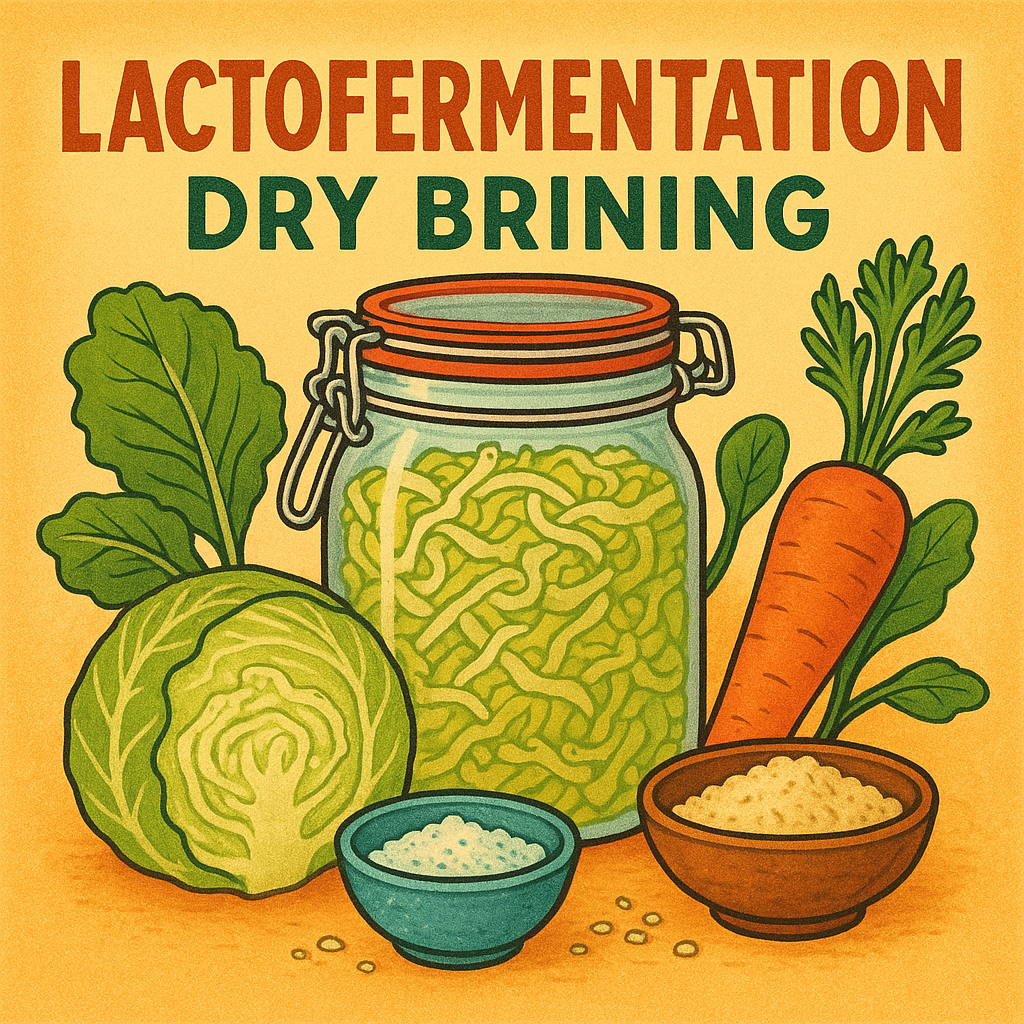 lactofermentation - dry brining 