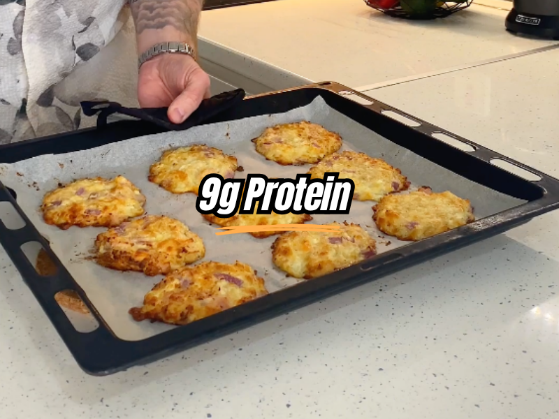 Cottage Cheese Mini Pizzas