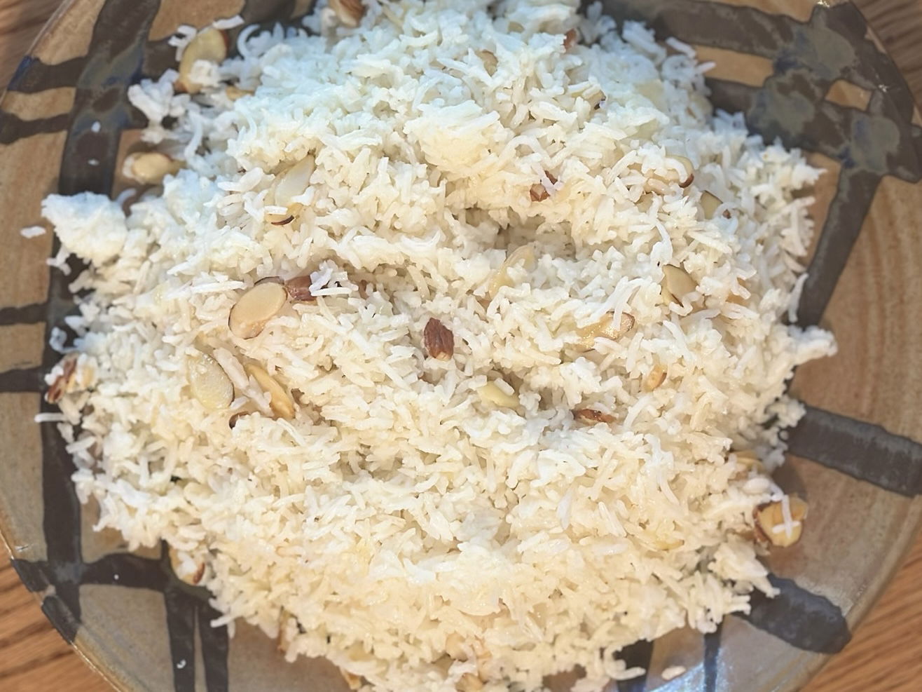 Rice Pilaf with Toasted Almonds