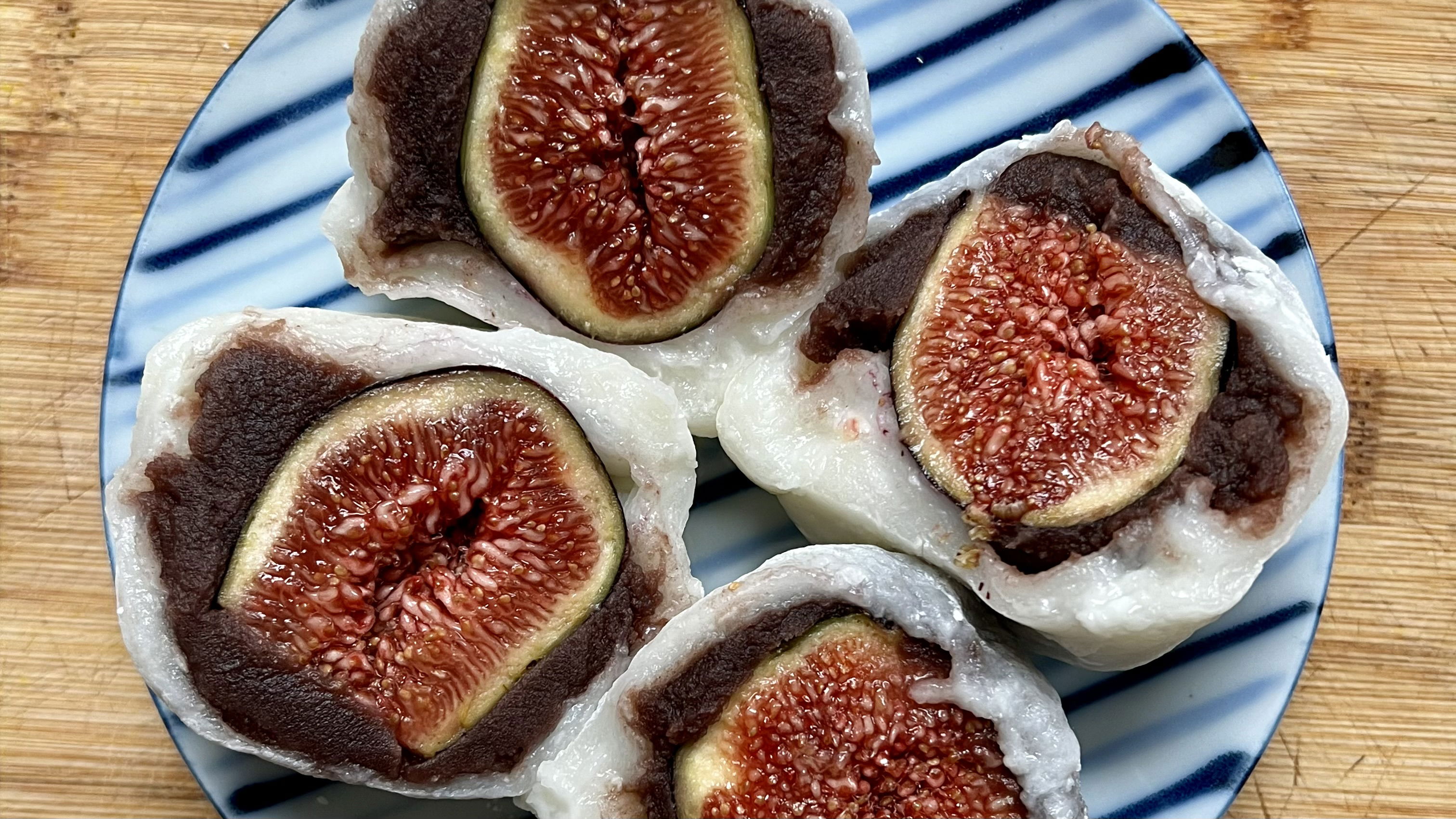 fig daifuku | いちじく大福 • kenjcooks