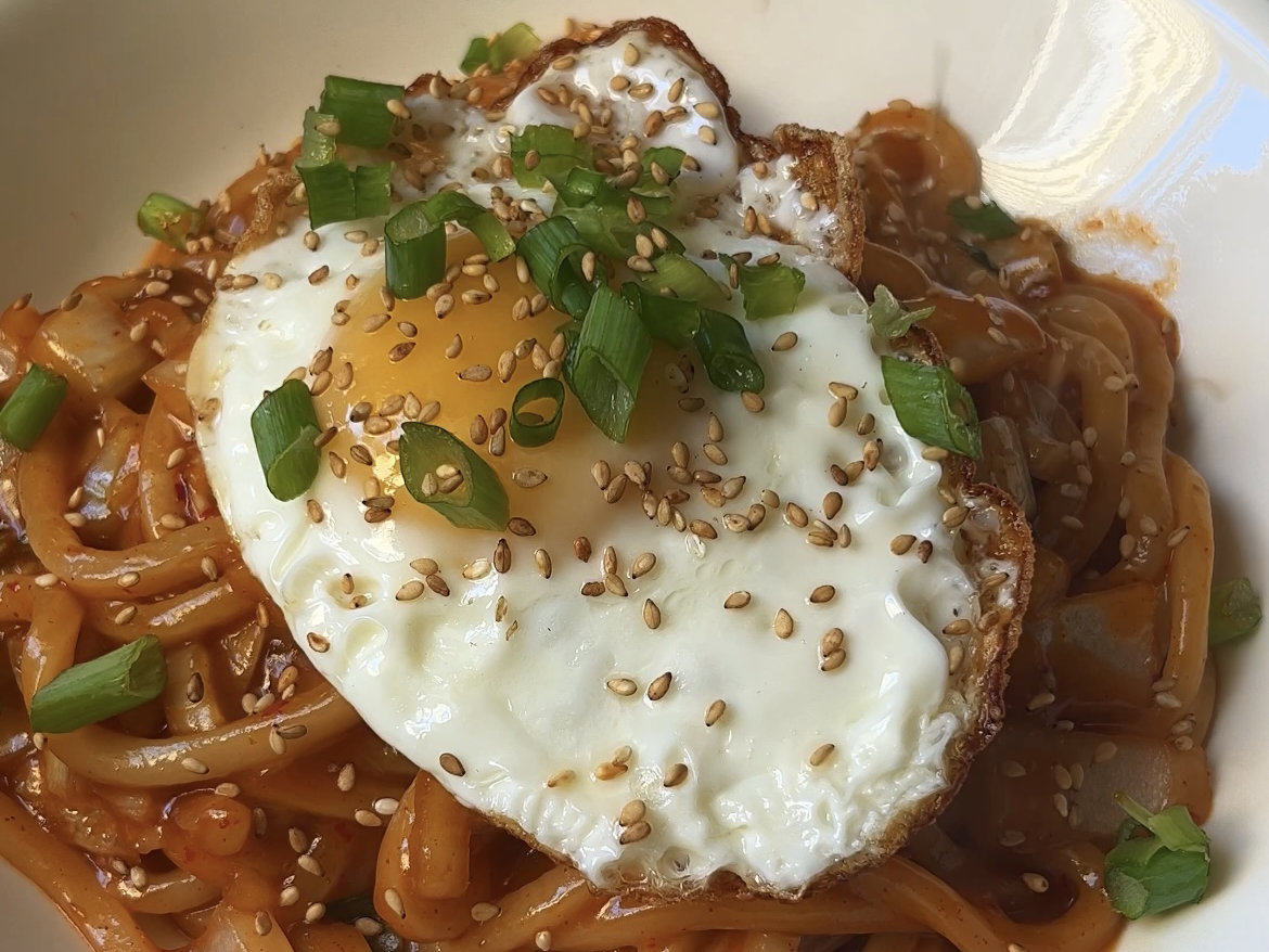 Kimchi Udon Noodles