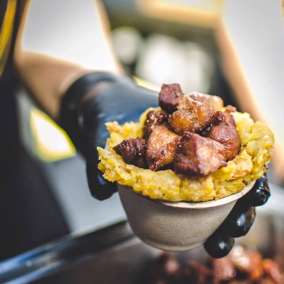 Mofongo con Carne Frita