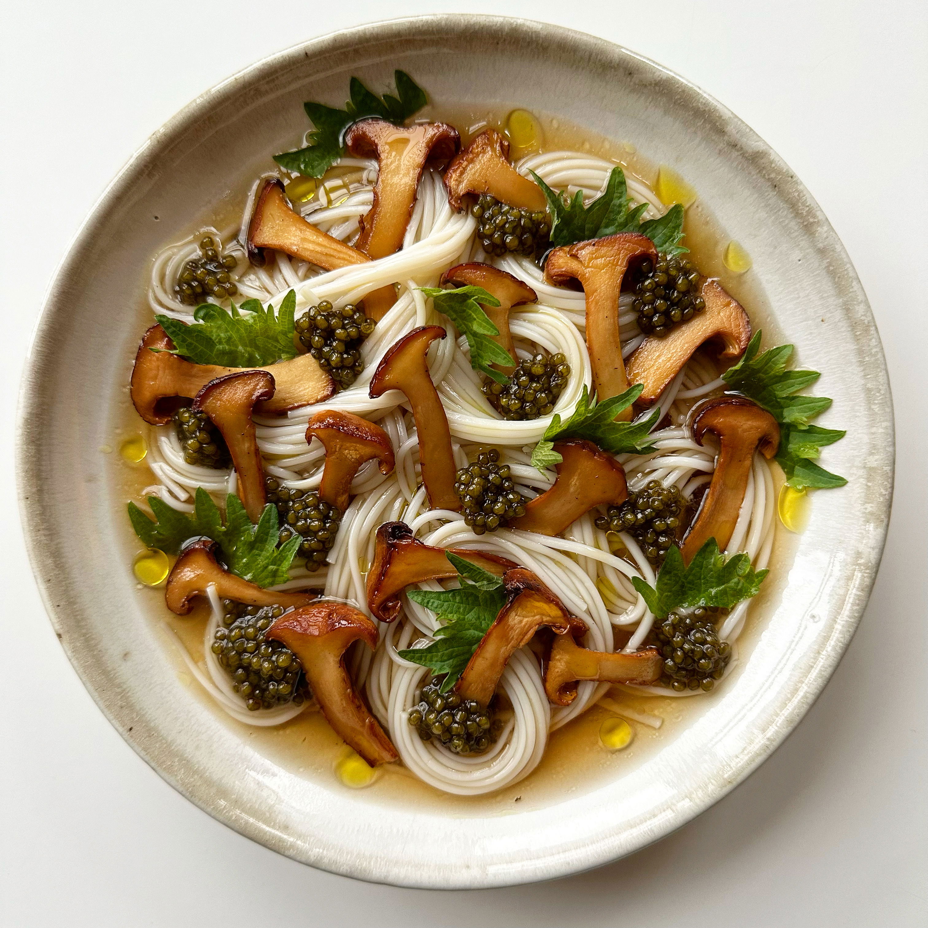 Mushroom Sesame Noodles