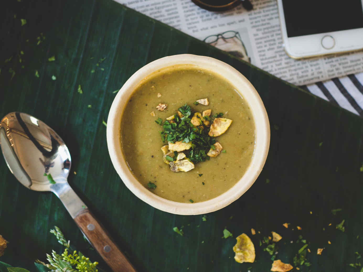 Plantain and Green Banana Soup