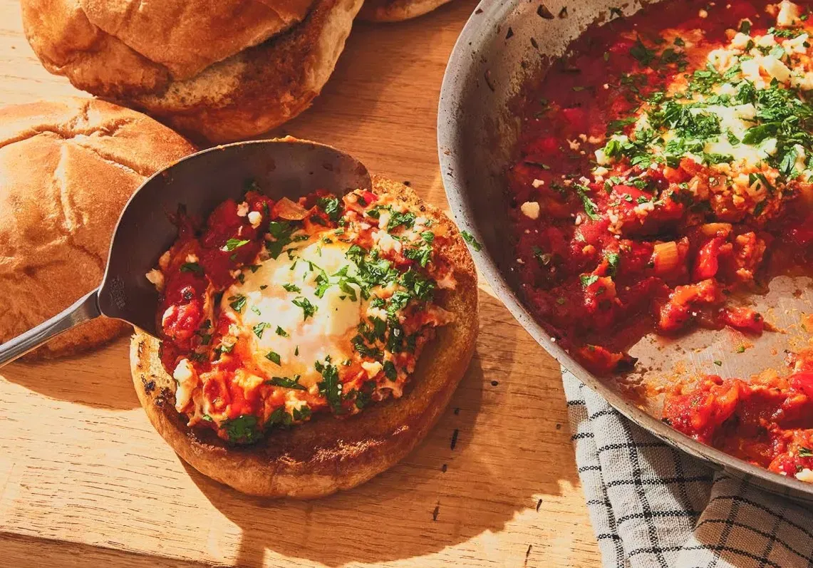 Shakshouka Breakfast Sandwich