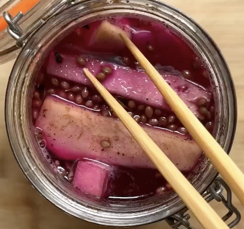 kohlrabi torshi x beetroot kvass 