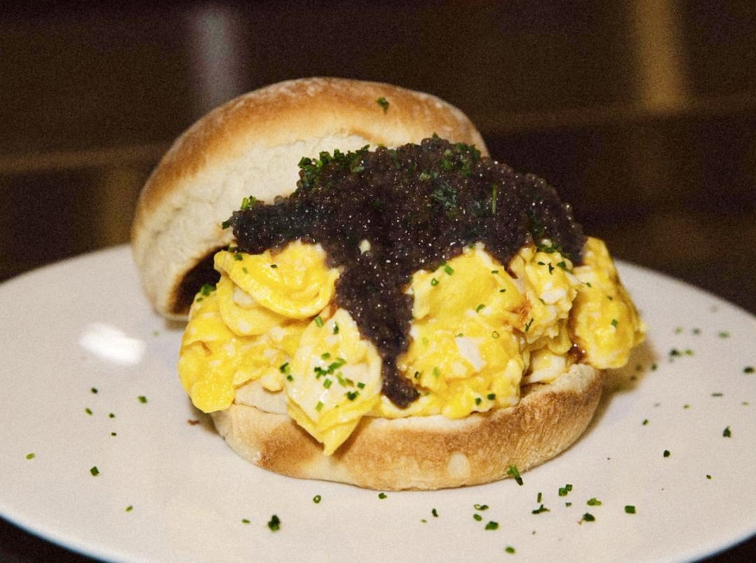 Caviar Breakfast Sandwich