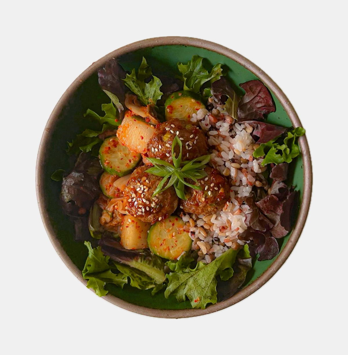 sweet and spicy gochujang meatballs