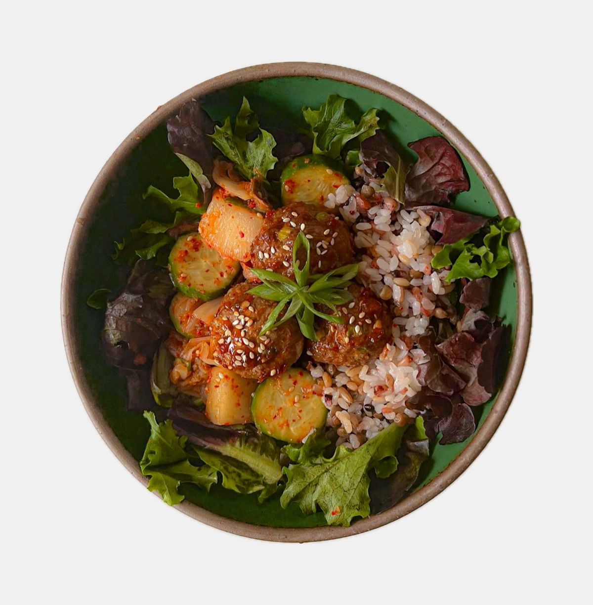 sweet and spicy gochujang meatballs