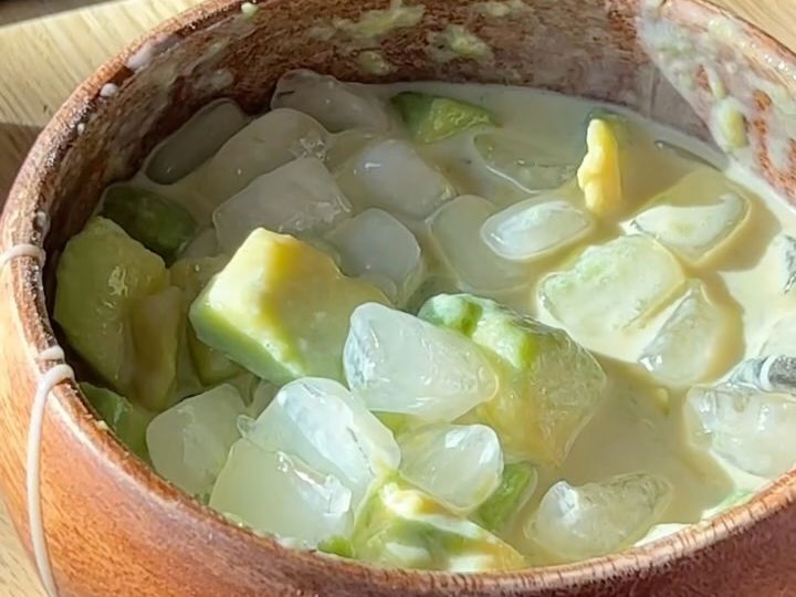 Avocado, Milk, and Ice