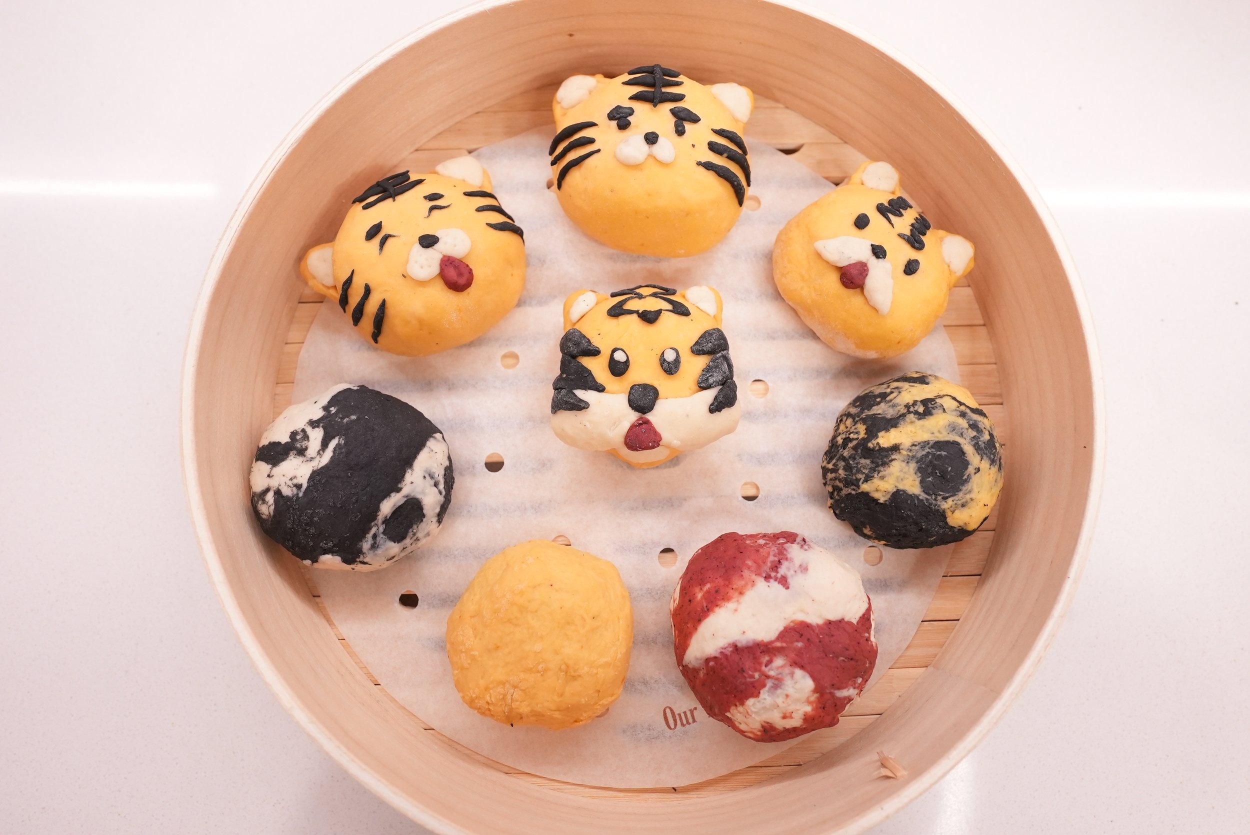 Tiger Shaped Buns