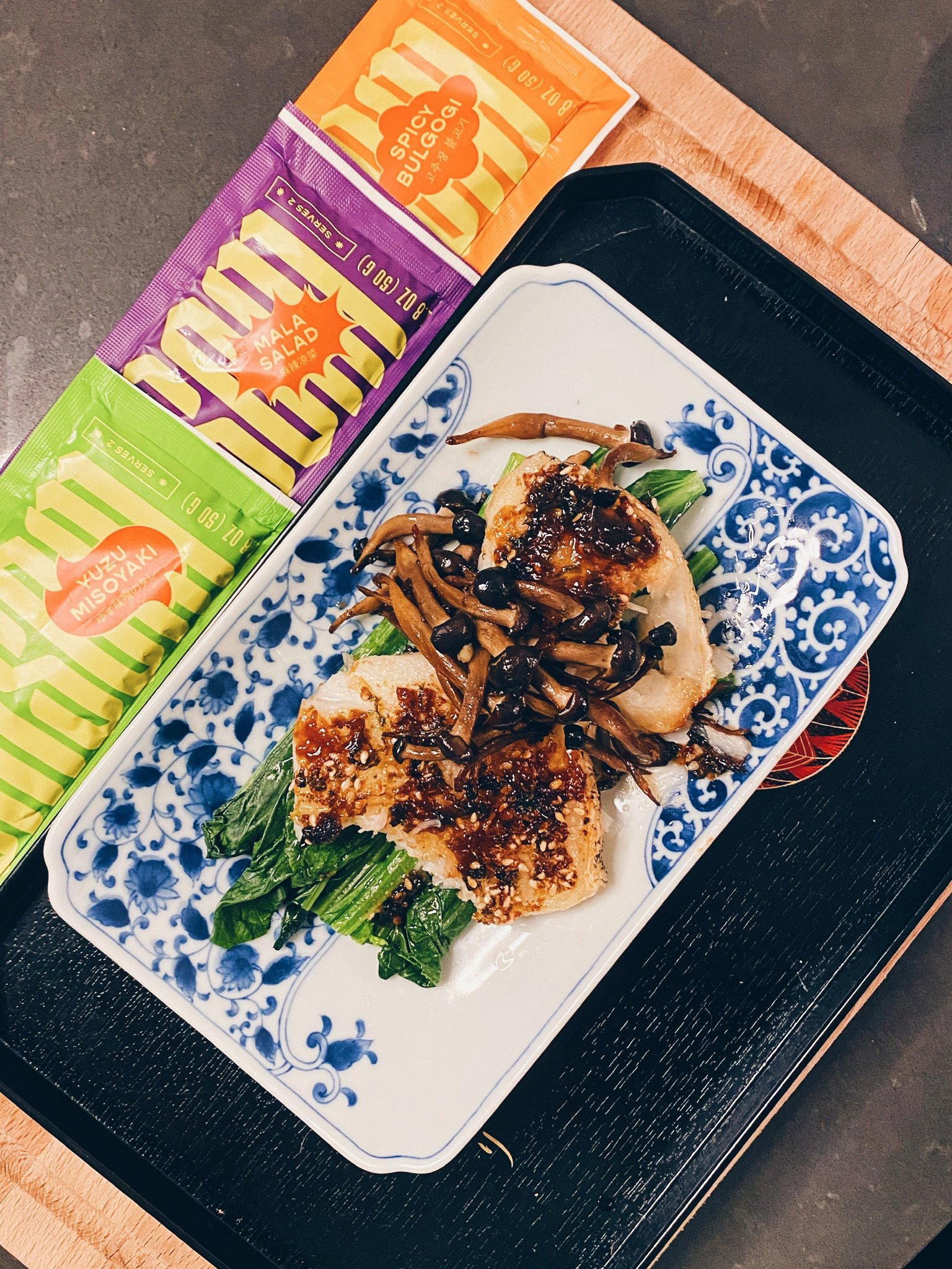 Yuzu Misoyaki Glazed Sea Bass