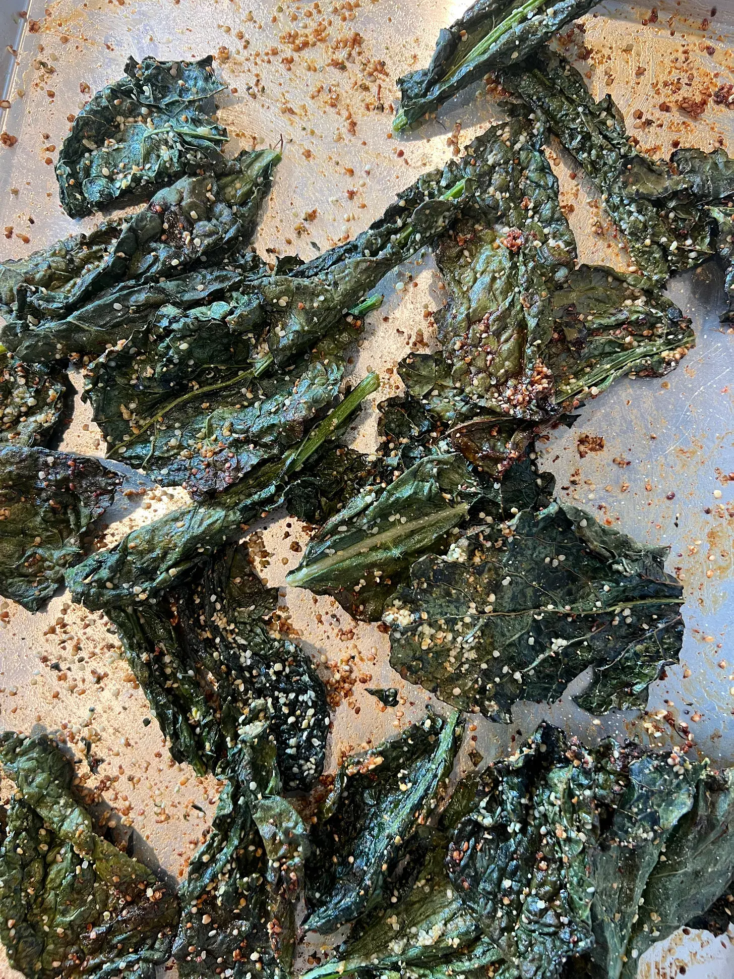 Crispy Crunchy (Protein!) Kale Chips