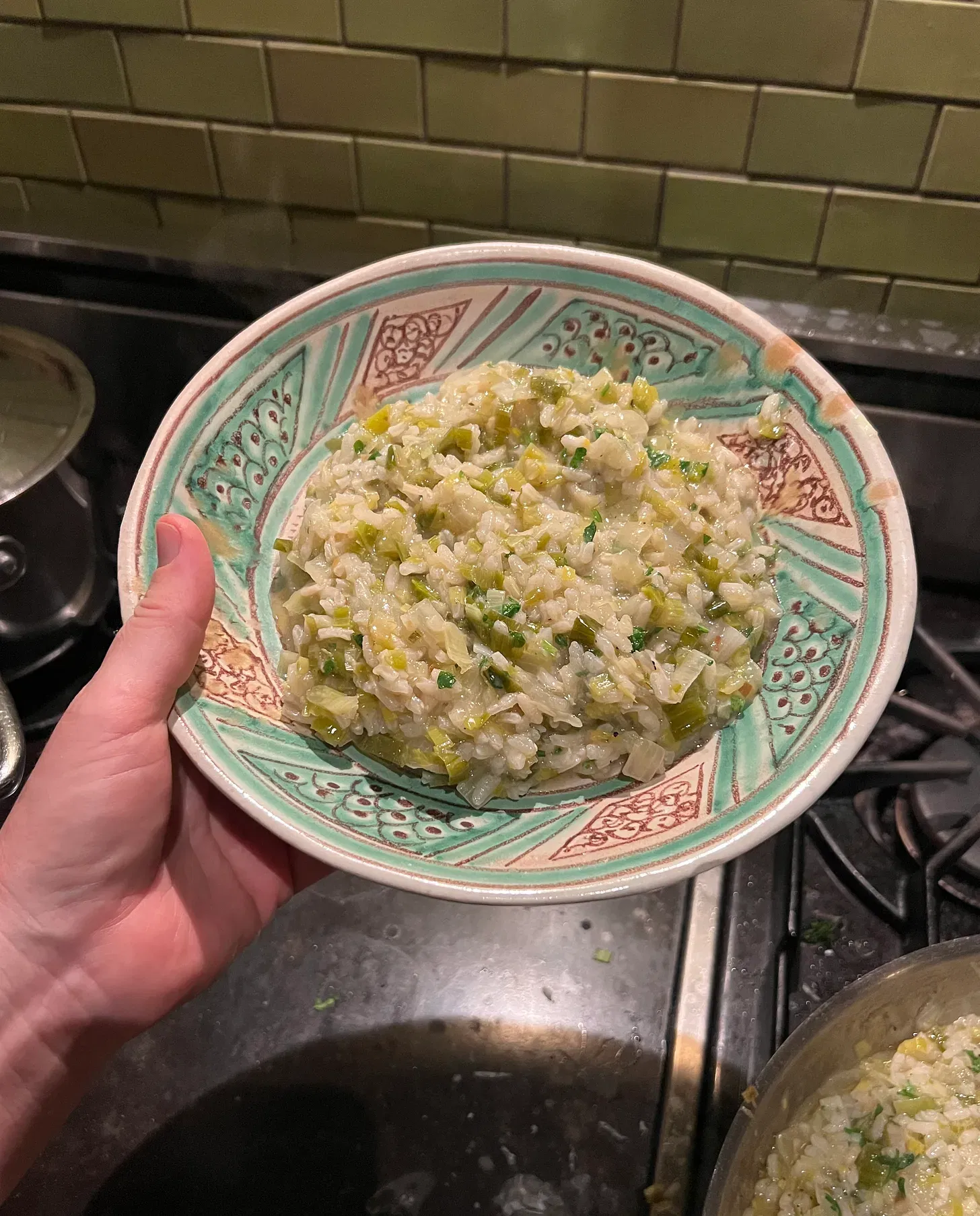 Dad's Leek Risotto