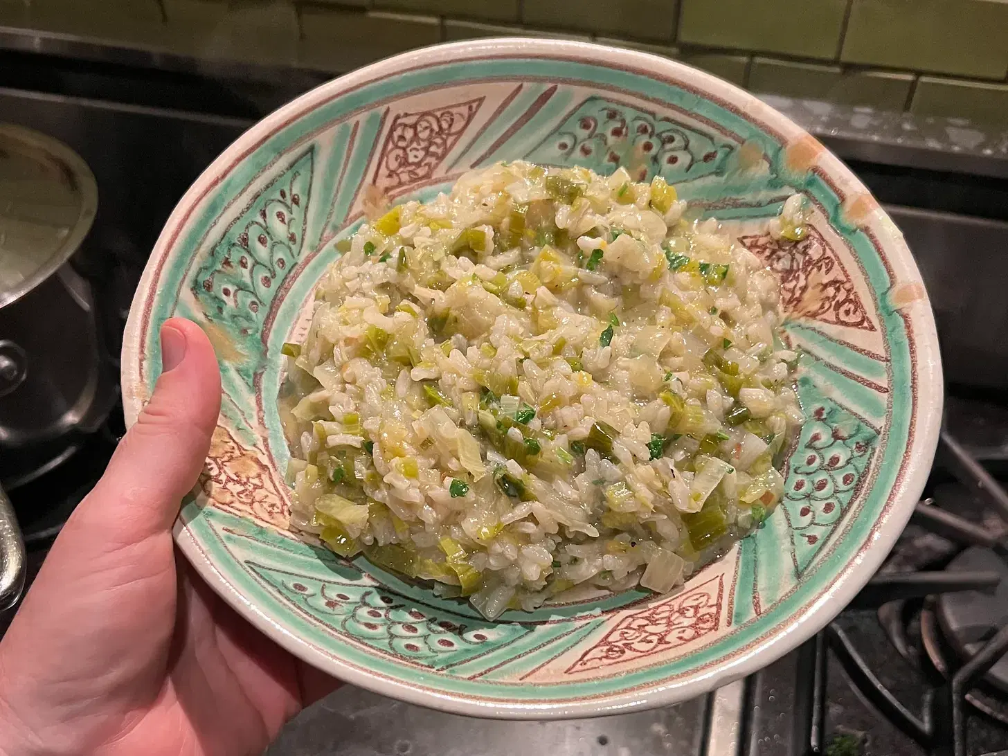 Dad's Leek Risotto