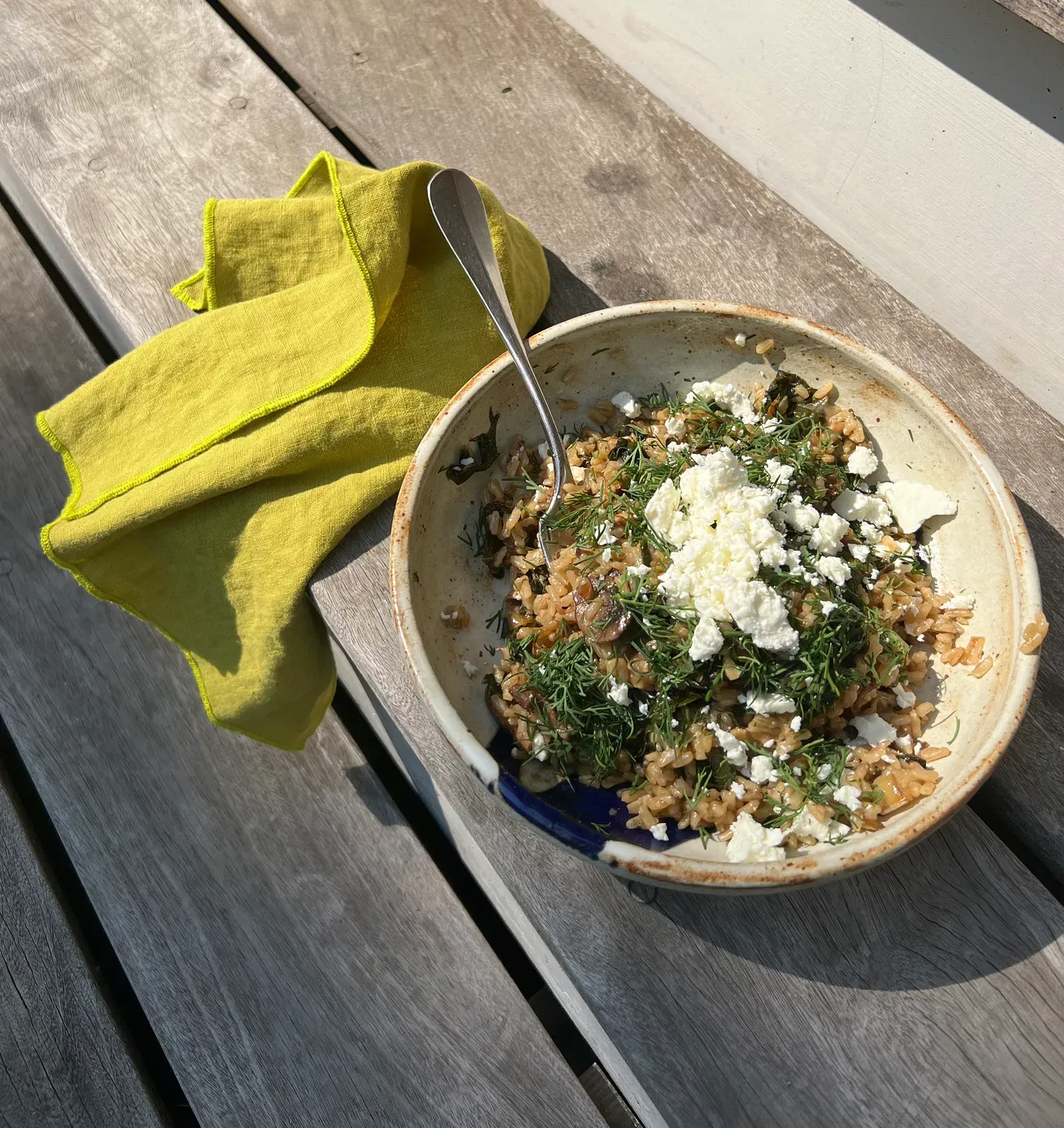 Kale + Mushroom Pilaf Bowls