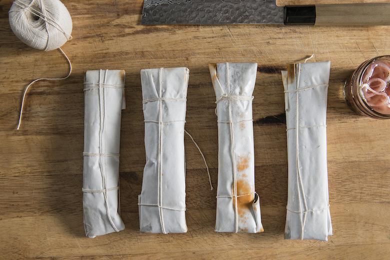 Pasteles de Masa with Pork Filling