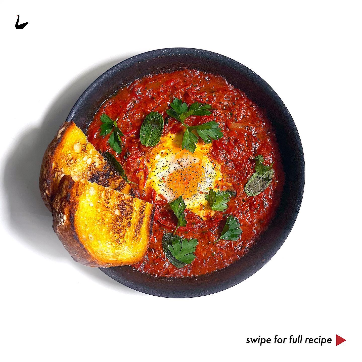 Shakshuka with Homemade Red Zhug