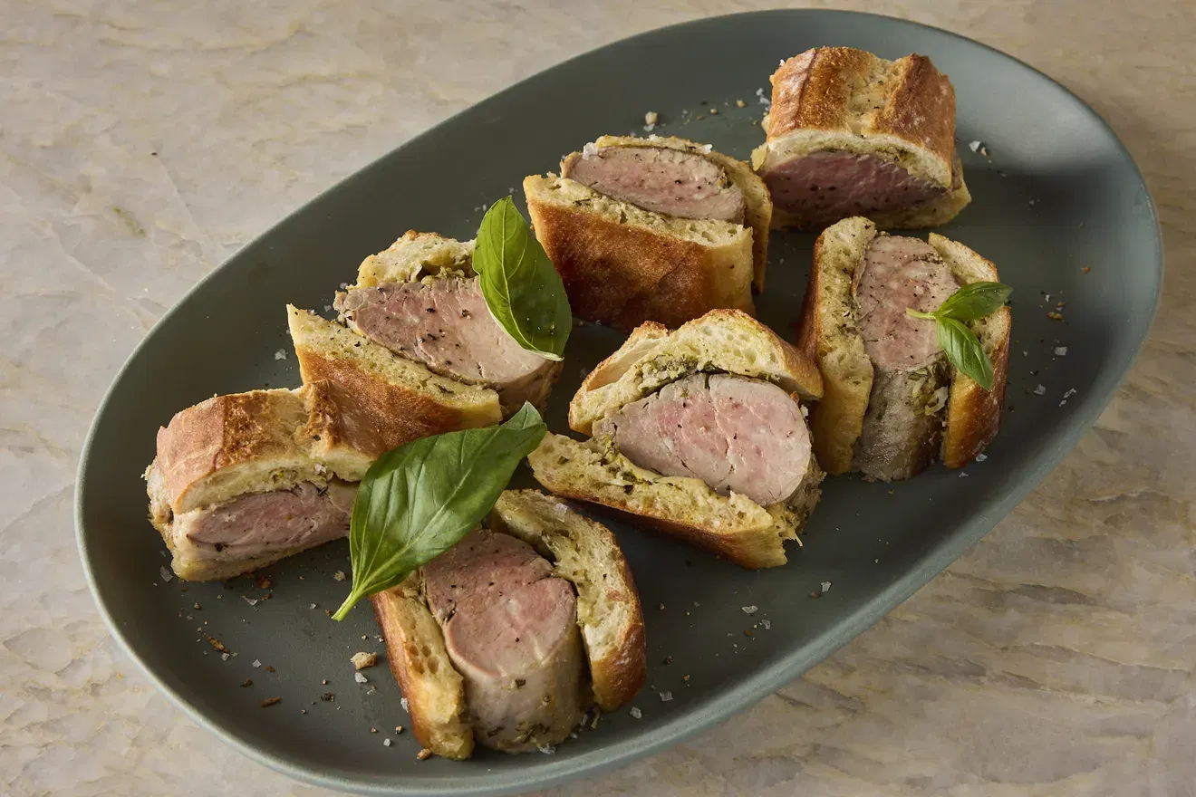 Tuscan Roast Pork Tenderloin